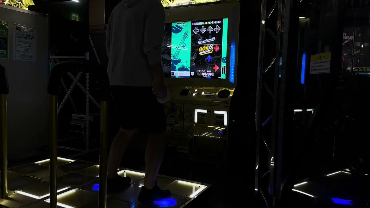 [DDR] 足12 Death by Glamour DSP PFC 999800 Difficult single +α SA ショックアロー