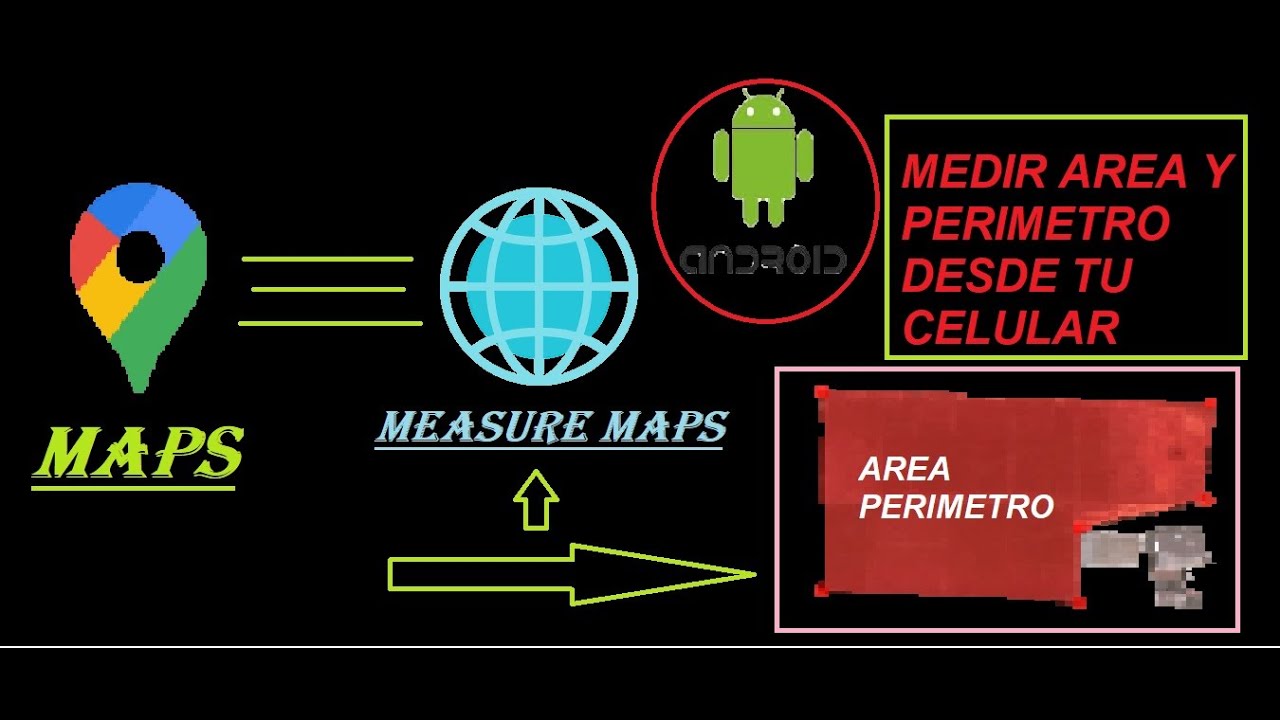 TRUCO* COMO MEDIR ÁREA* Y PERÍMETRO* EN TU CELULAR CON EL MAPS, FACIL, RAPIDO* TUTORIAL*
