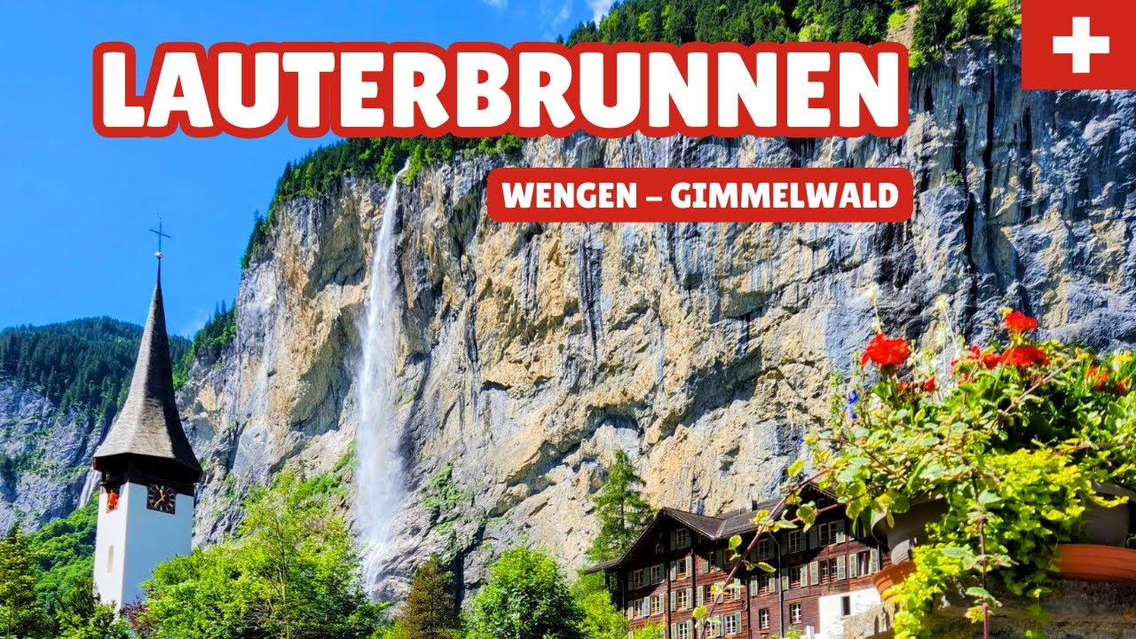 LAUTERBRUNNEN Valley Switzerland - Hiking Wengen to Gimmelwald