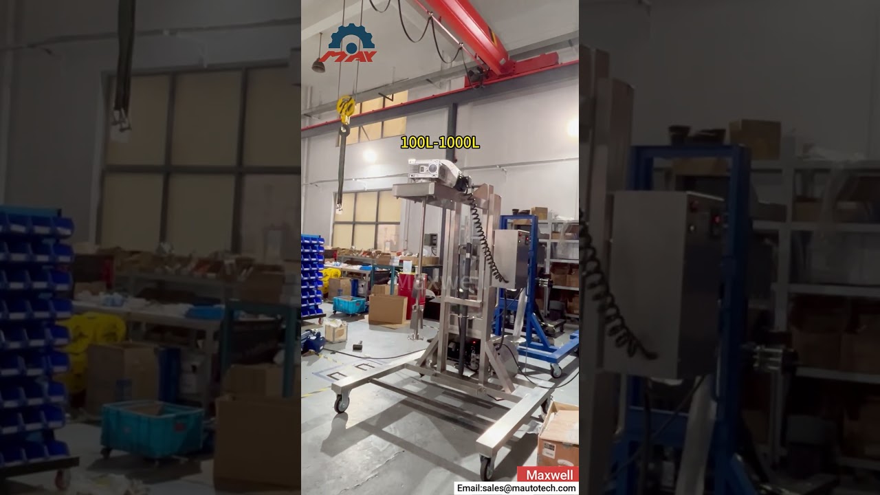 1000L IBC Agitator Mixer Explosion-proof Ibc Tank Mixer Steel Stainless Liquid Mixer #ibc #mixer
