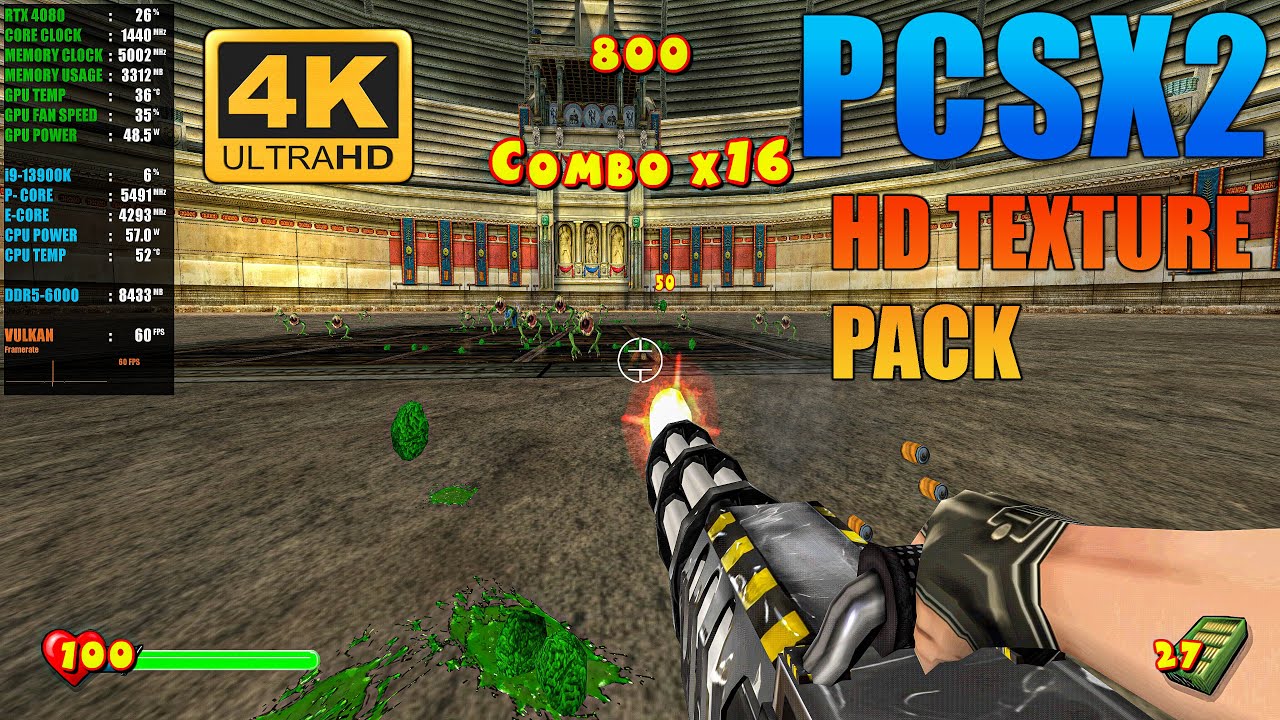 Serious Sam Next Encounter | PCSX2 Nightly | HD Texture Pack | Playable✔️| Best Settings | 4K 60FPS