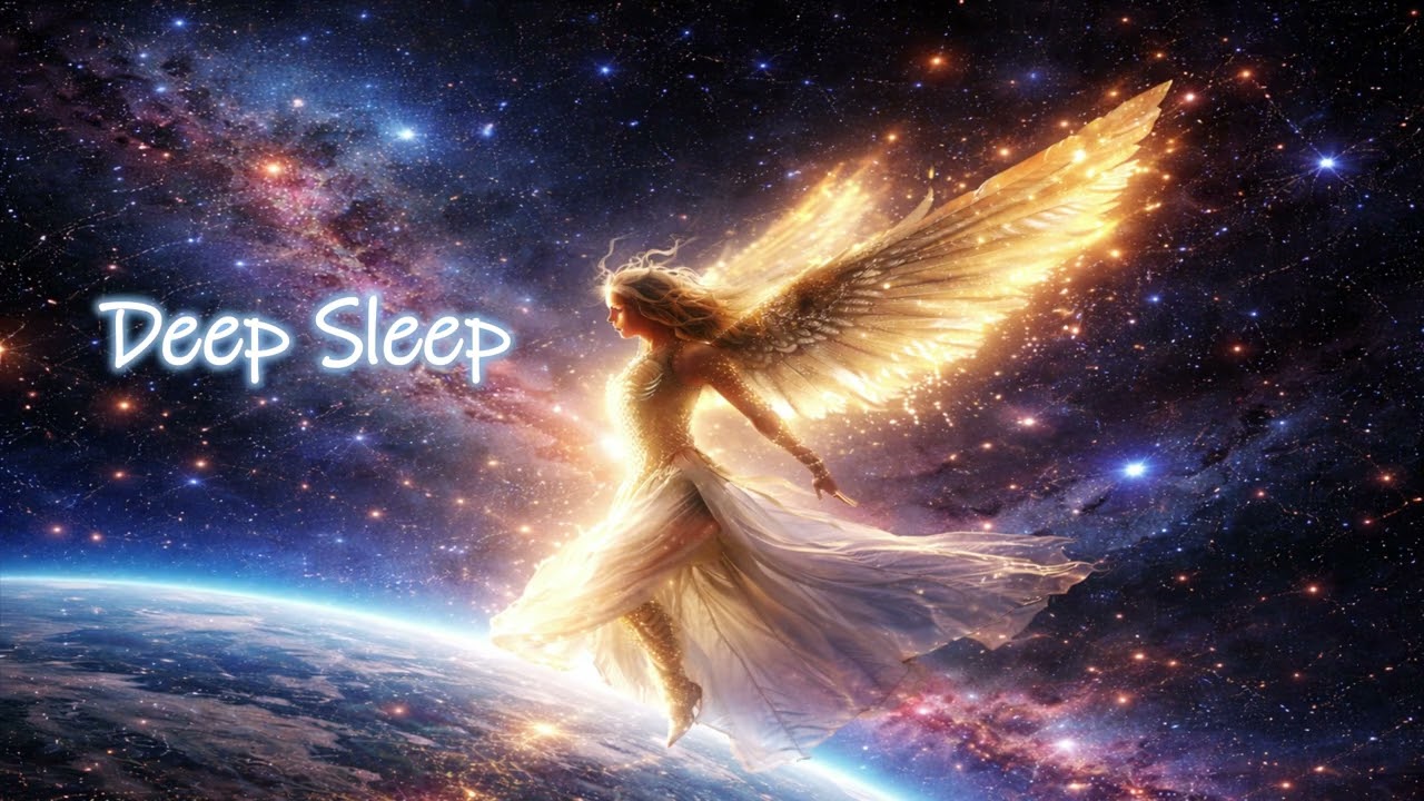 深い睡眠音楽｜天使と宇宙に包まれる深い眠り｜Deep Space Sleep Music