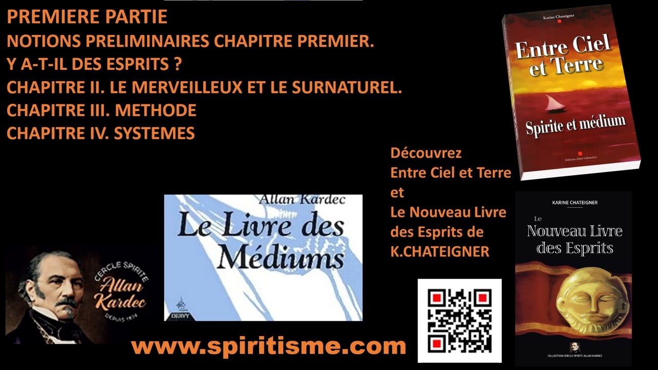 Le Livre des Médiums Allan KARDEC AUDIO1-ESPRITS/SURNATUREL/MÉTHODES/SYSTÈMES