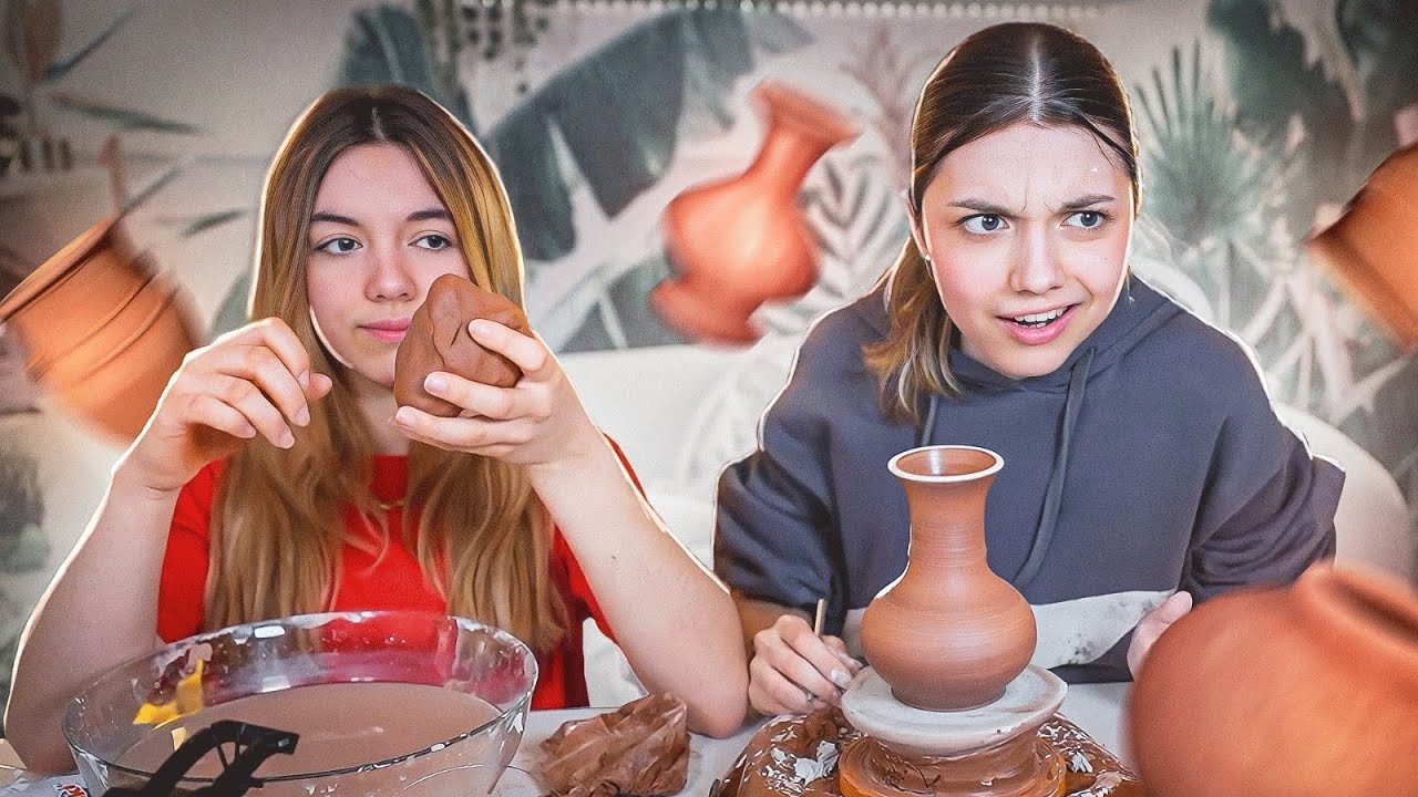 ON FAIT DE LA POTERIE AVEC MA SOEUR 💀