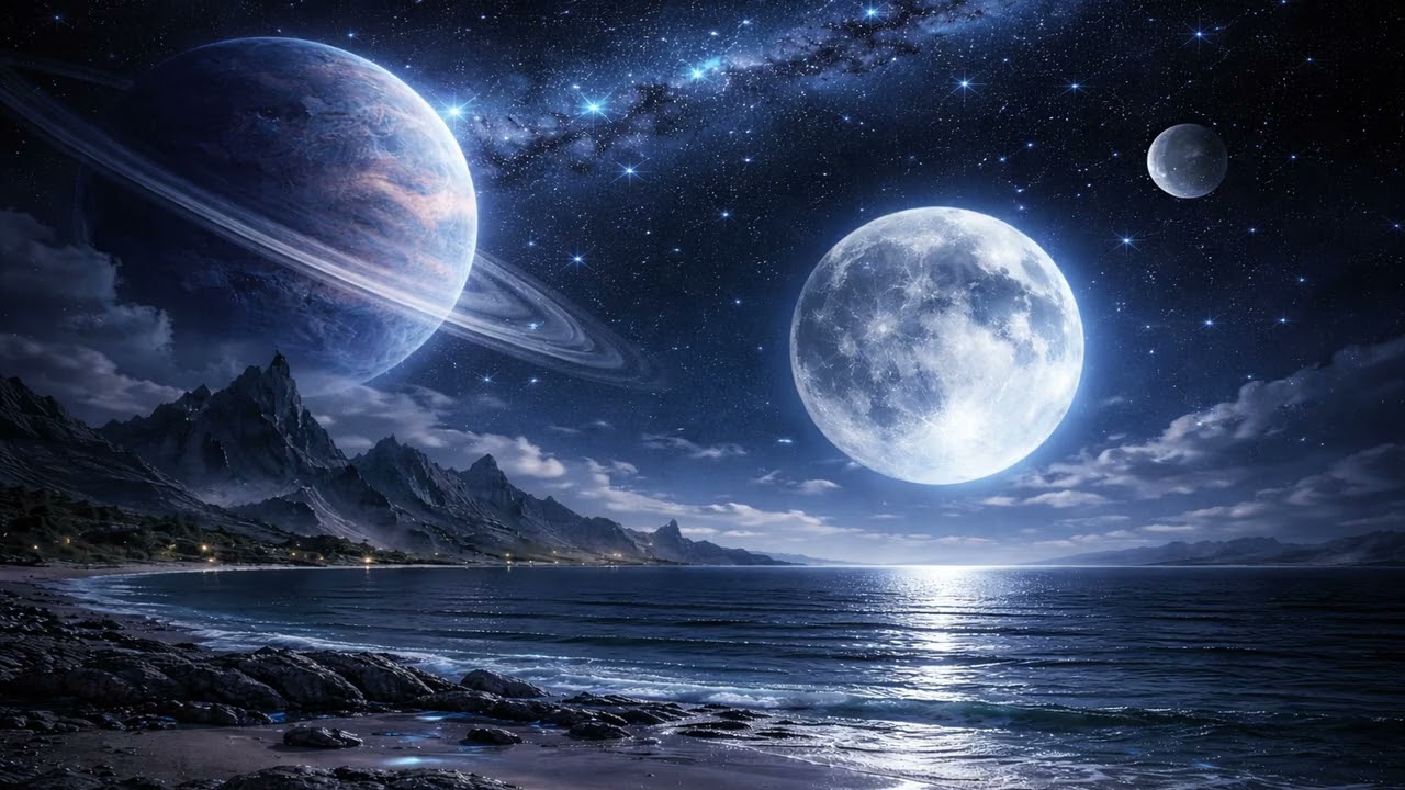 Deep Ambient Space for Sleep | Calm Drift | 2 Hours
