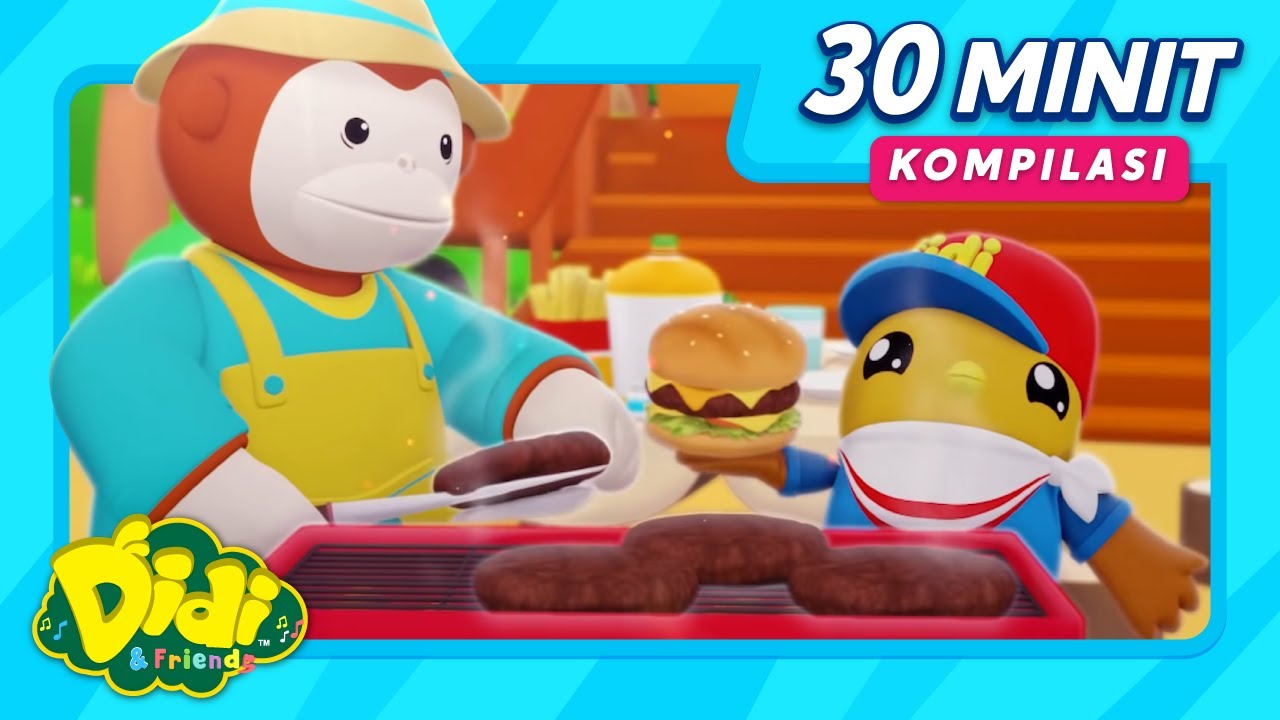 Burger Sedap I Kompilasi Lagu Didi & Friends I 30 Minit I Lagu Kanak-Kanak