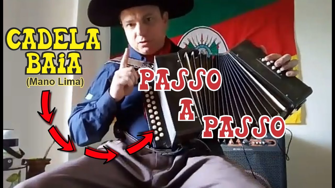 CADELA BAIA (Mano Lima) passo a passo