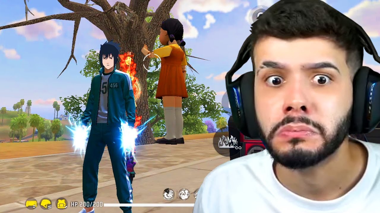 RAFÃO JOGOU O MODO ROUND 6 NO FREE FIRE!