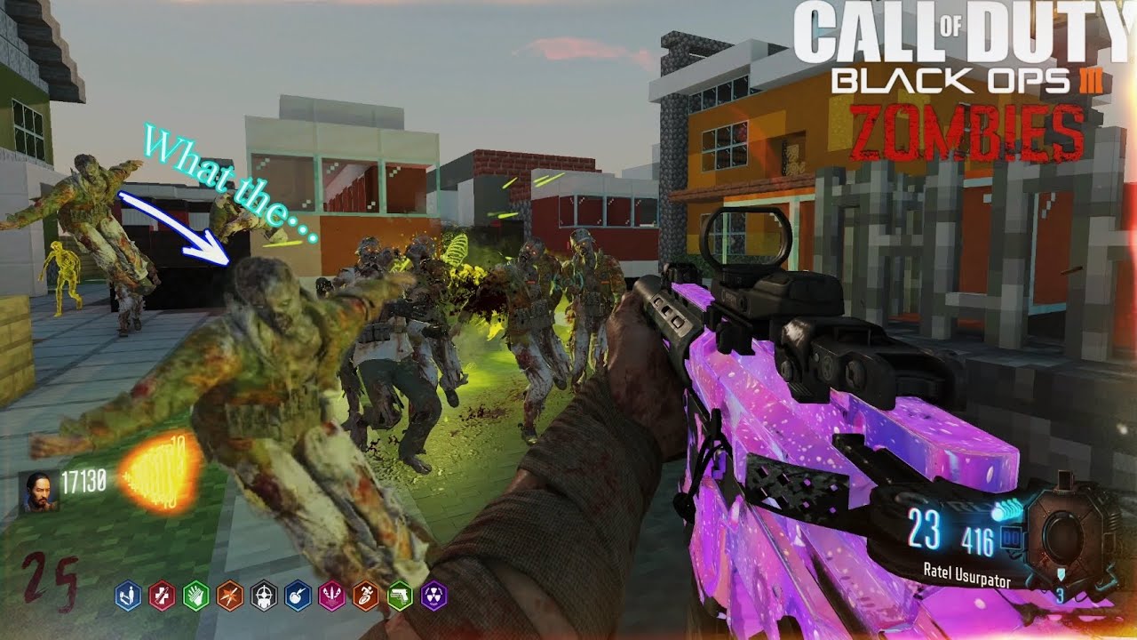 BO3 Zombies ALPHA OMEGA Minecraft | This map felt a bit empty astheticly | Part 2