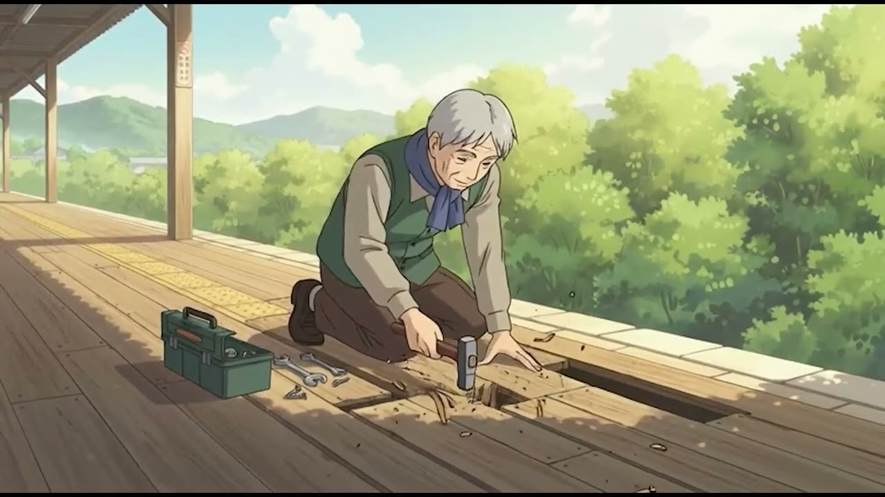 🚉✨ Tranquil Railway Moments | Calm Station & Tracks | Cozy Urban Vibes 🌆🍂