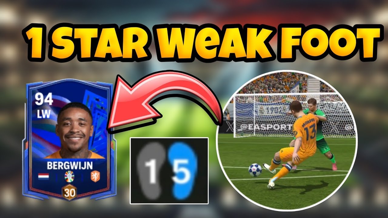 I Scored Weak Foot Goal With 1 star Weak Foot | FC MOBILE