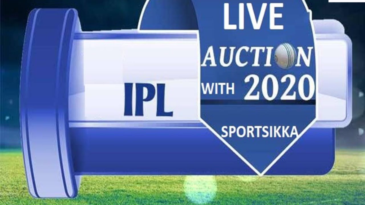 🔴Live VIVO IPL 2020 Auction | IPL Auction 2020 Player list | CSK, RCB, KKR, SRH, MI, KXIP, DC, RR