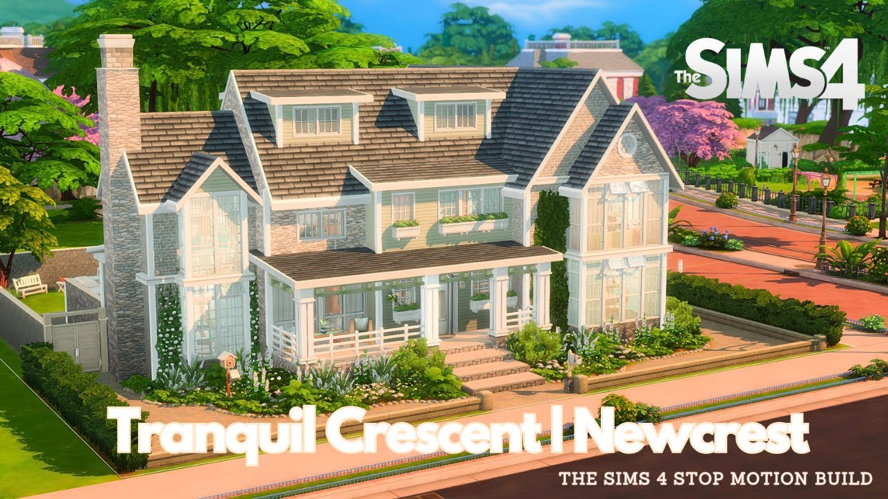 Tranquil Crescent | The Sims 4 Stop Motion Build | Save File