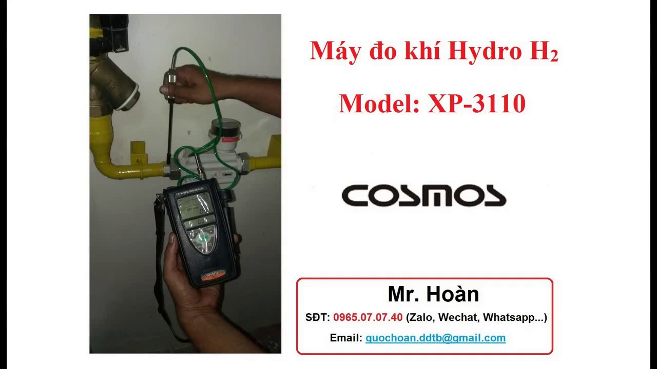 M&aacute;y đo kh&iacute; Hydro Hydrogen H2 XP-3110 Cosmos     0965.07.07.40