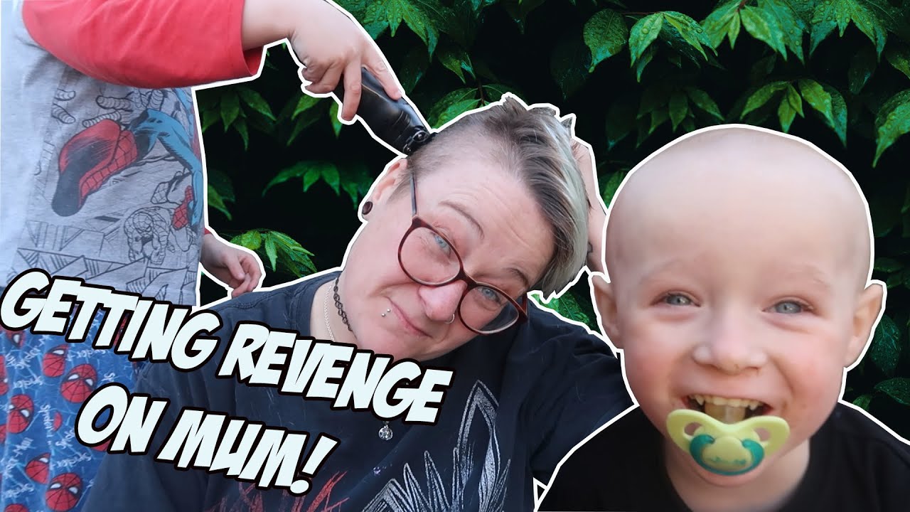 Letting my kids shave my head | CHEYANNEJANE