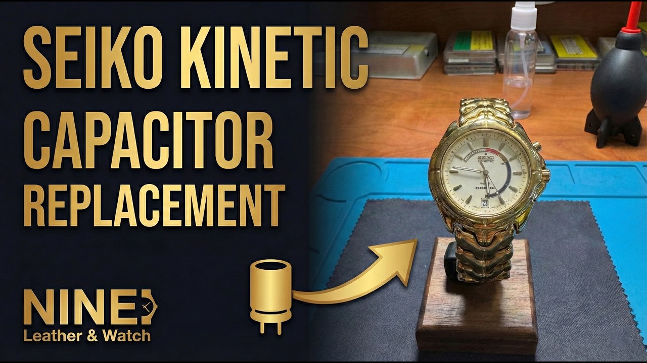 Watch Repair: Seiko Kinetic Capacitor Upgrade | Independence, MO