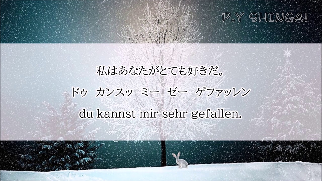 【和訳付き】もみの木（ドイツ民謡） 