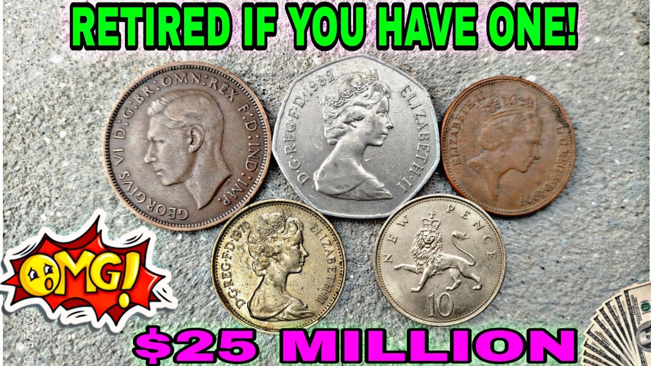 Top 5 Rare UK Coins Worth Big Money Are You Sitting on a Fortune?