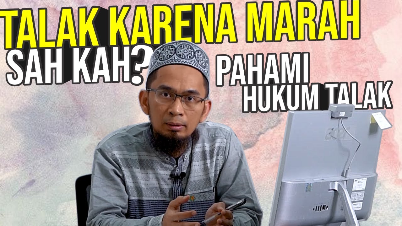 MEMAHAMI KAIDAH HUKUM TALAK 1, 2 & TALAK 3 - USTADZ ADI HIDAYAT LC MA