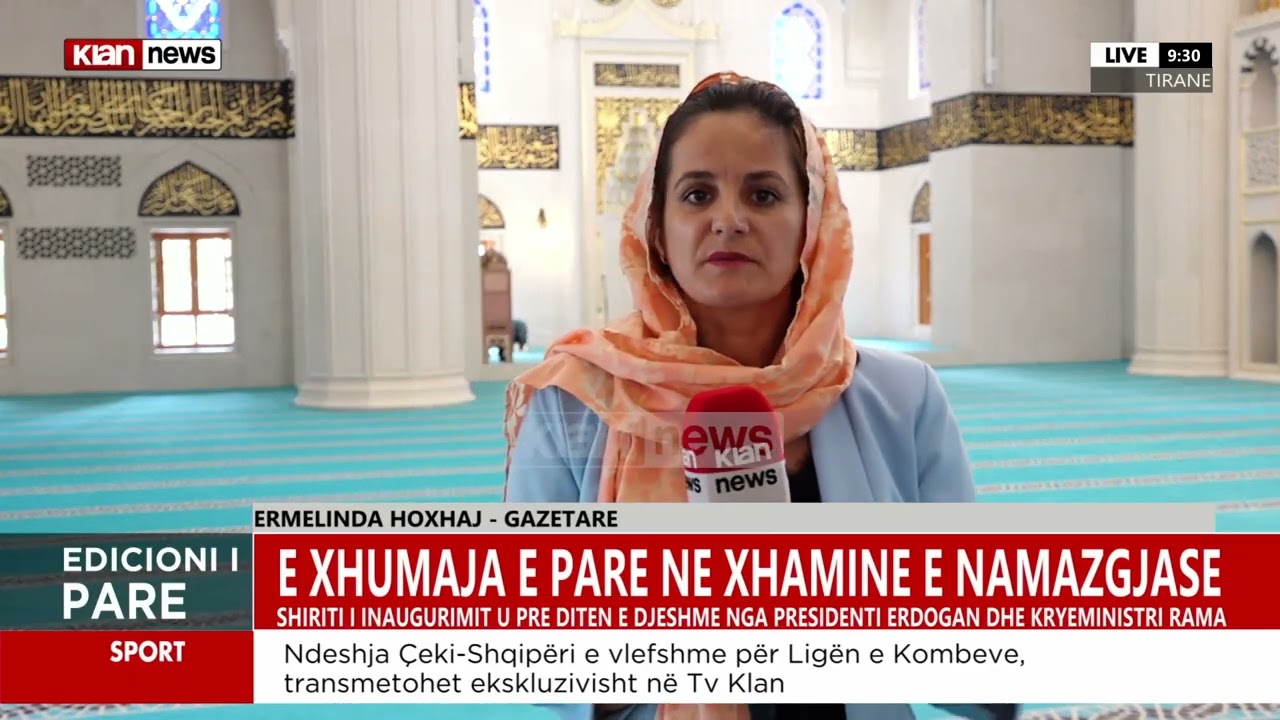 E Xhumaja e parë për besimtarët, pamjet brenda 