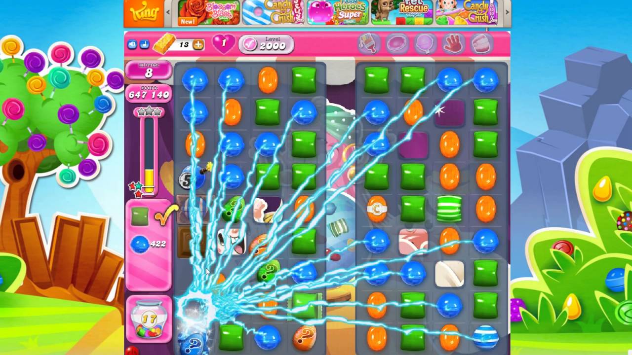 Candy Crush Saga Level 2000 Score 1 235 420 by Funny❣