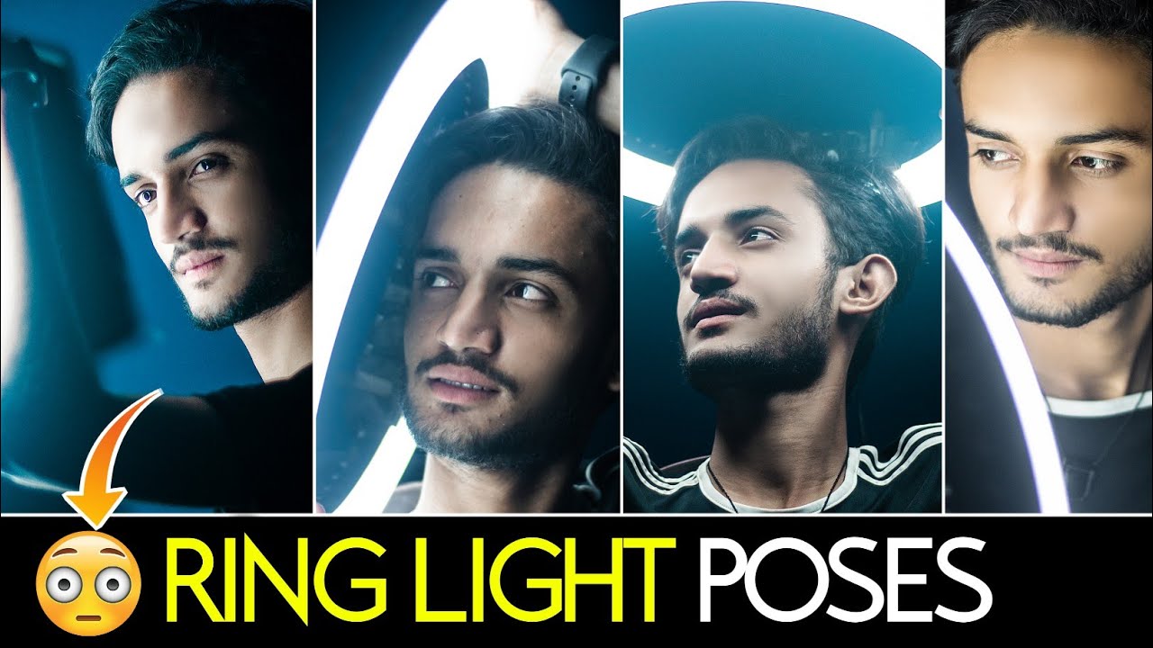 Ring light Photoshoot Poses For Boys - Ring light photoshoot ideas at home - AF Pictures