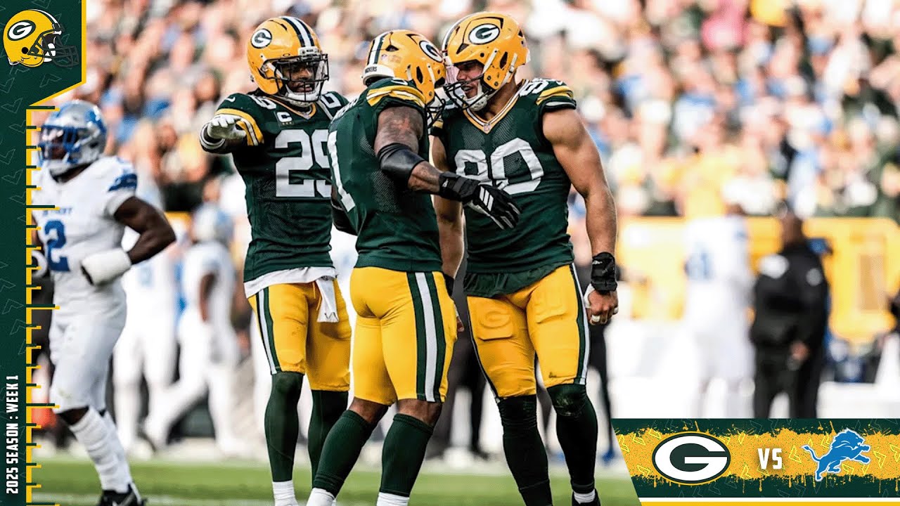 Lukas Van Ness SACKS Jared Goff | Packers vs. Lions
