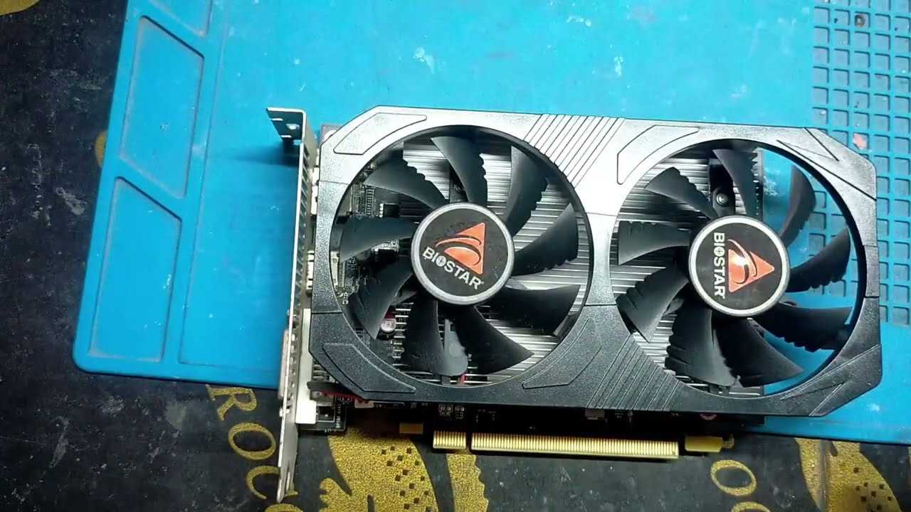 Biostar Rx560 4gb Shorted no power quick repair☑✔✅