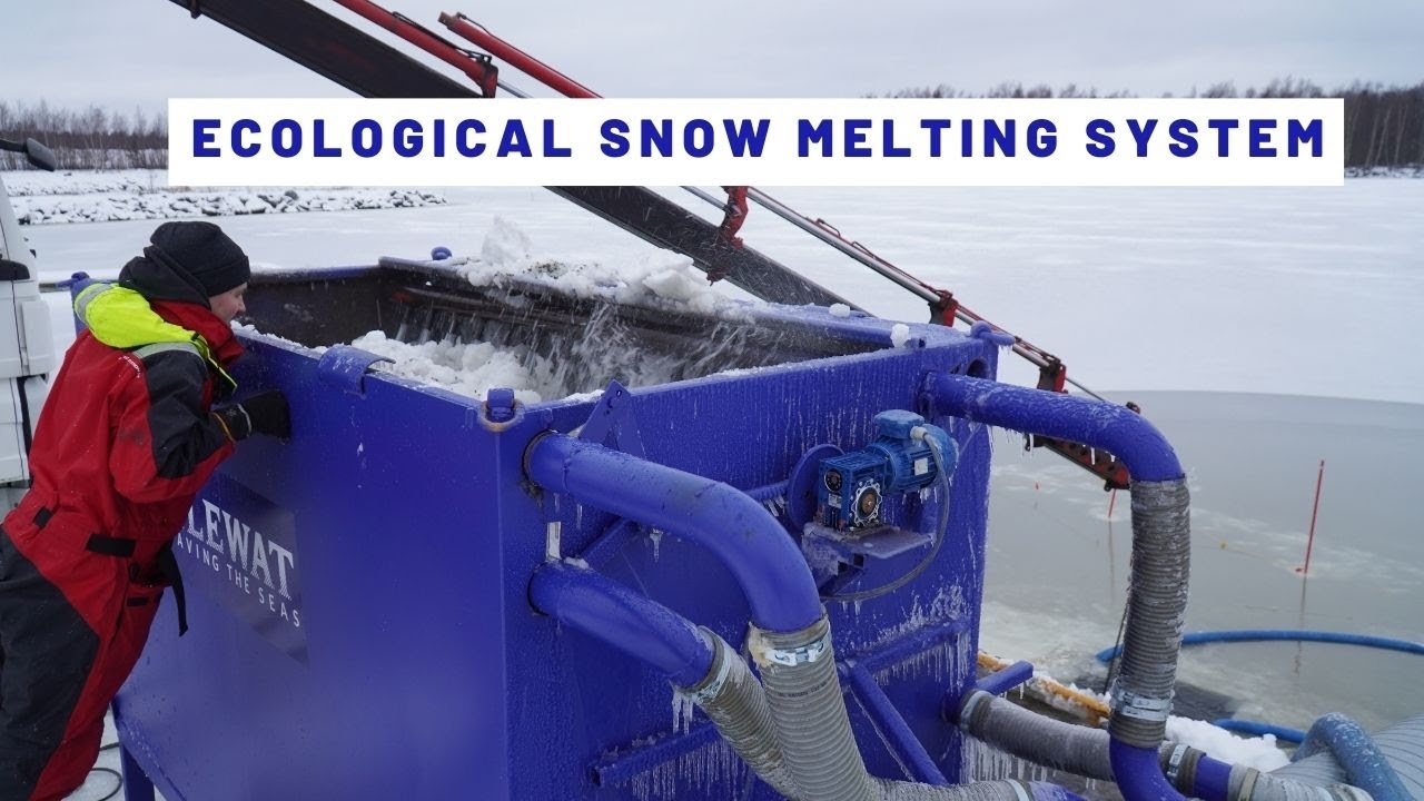 How does ecological snow melting system work?