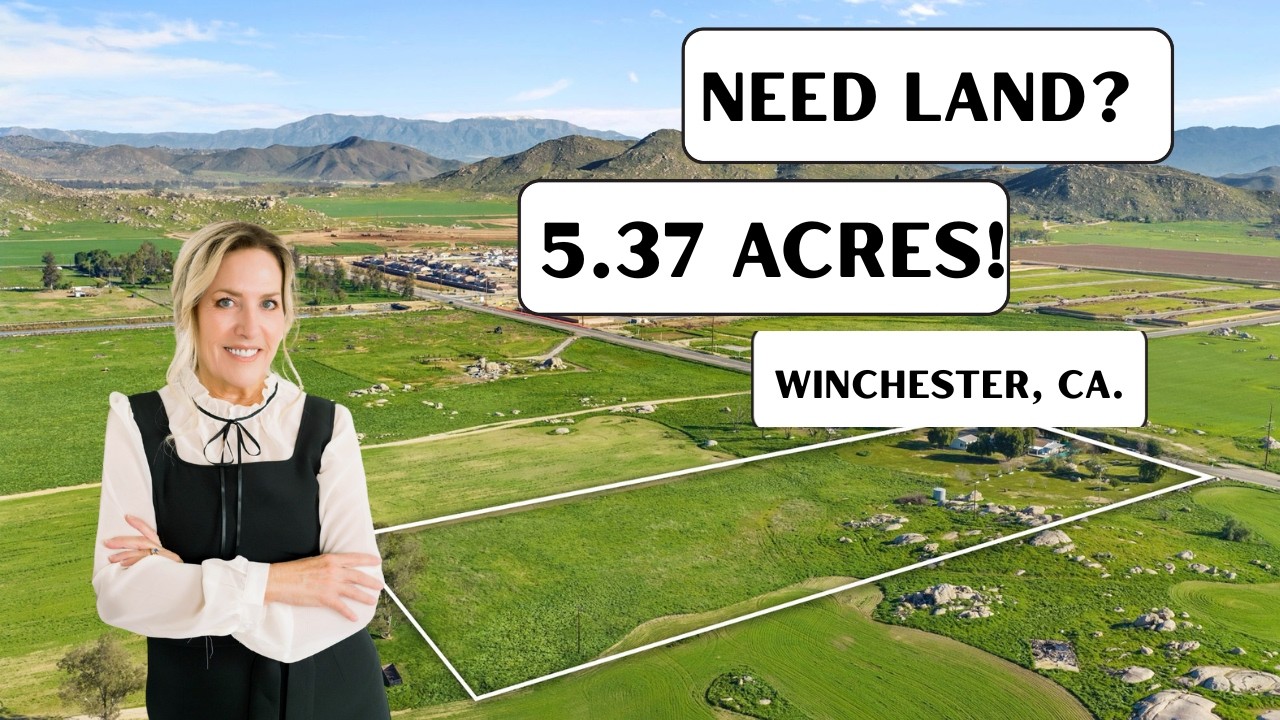 Give yourself some space to grow in Winchester, Ca. You can never have too much land!