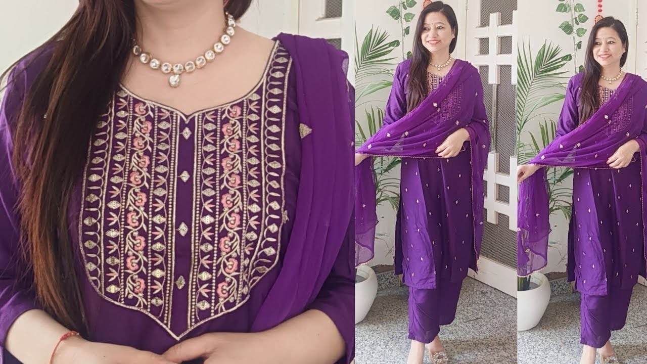Most Beautiful Punjabi suit Design 2026 | Plazo suit | meesho kurti set Duppta | February 15, 2026