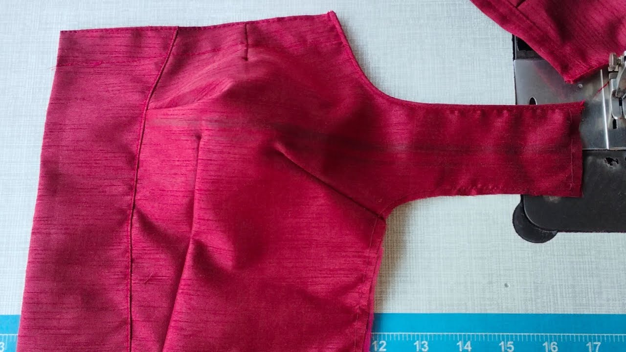 4 Tukes Velt Blouse Banane Ka Sabse Easy Tarika | Front Cutting & Stitching