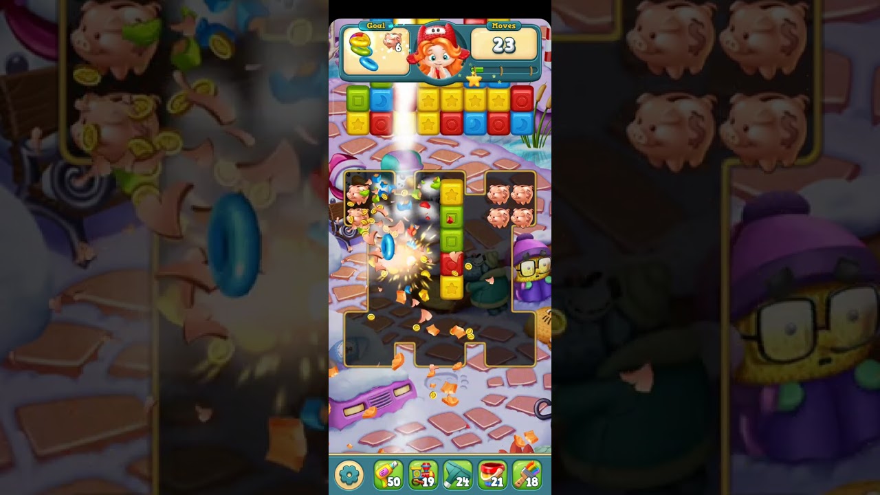 Pro Toy Blast android gameplay unique game level 1026 no boosters #shorts