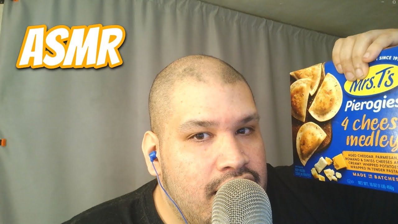 Asmr Pierogies mukbang (relaxing whispers)