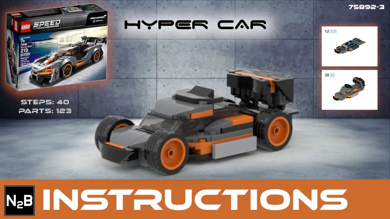 Lego 75892 Alternative build 3 McLaren Senna (with instructions)