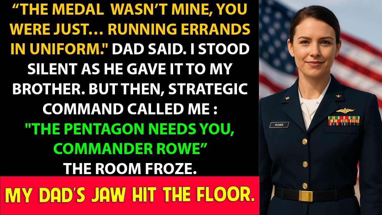 Dad Said the Medal Wasn’t Mine — Then the Pentagon Said, 'We Need You, COMMANDER ROWE’