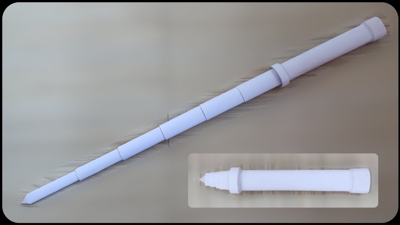 How to make a Paper Extended Sword... tutorial.