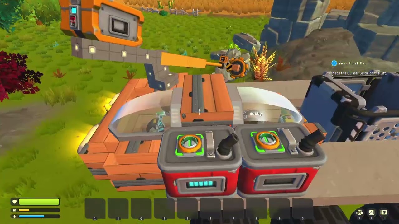 Scrap Mechanic Mining vehicle concept