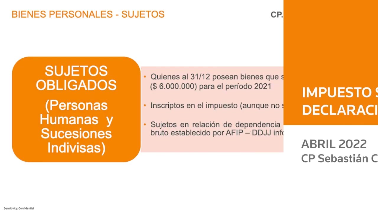Claves para la liquidaciòn del Impuesto sobre los Bienes Personales 2021