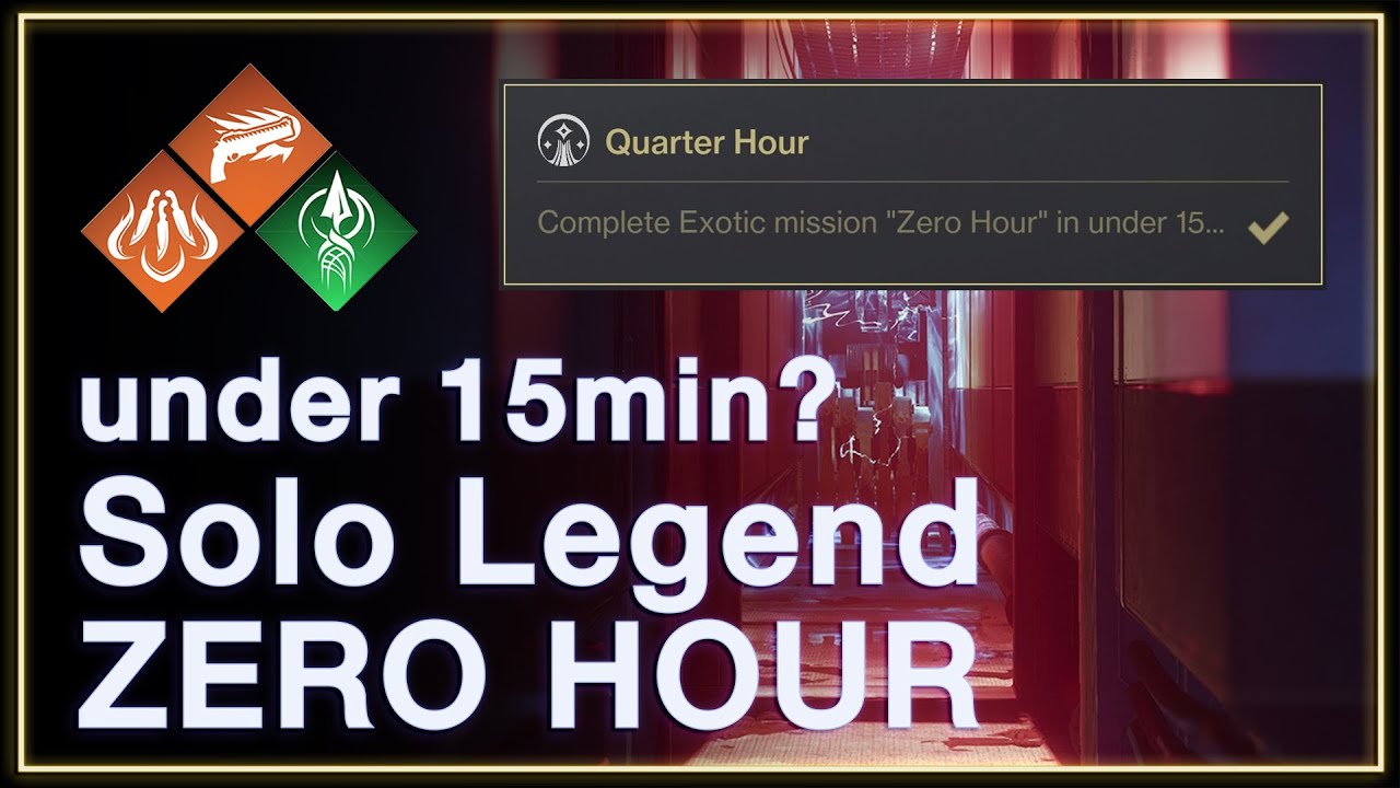 Solo Legend Zero Hour Quarter Hour under 15 minutes?? Something is wrong.