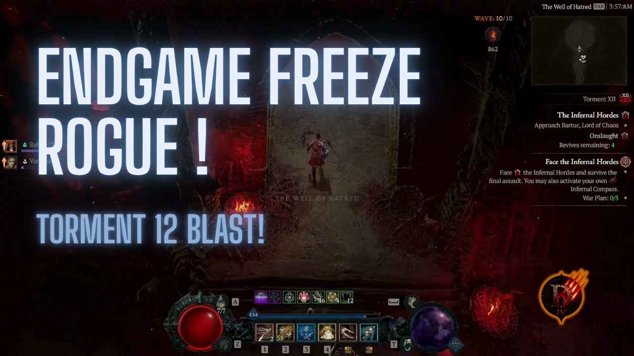 Diablo IV - ENDGAME Rogue  - Season 13 - FREEZE BLAST!
