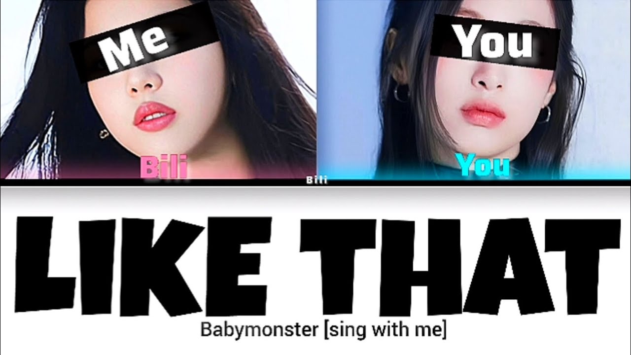  BABYMONSTER Like that [ sing with me]