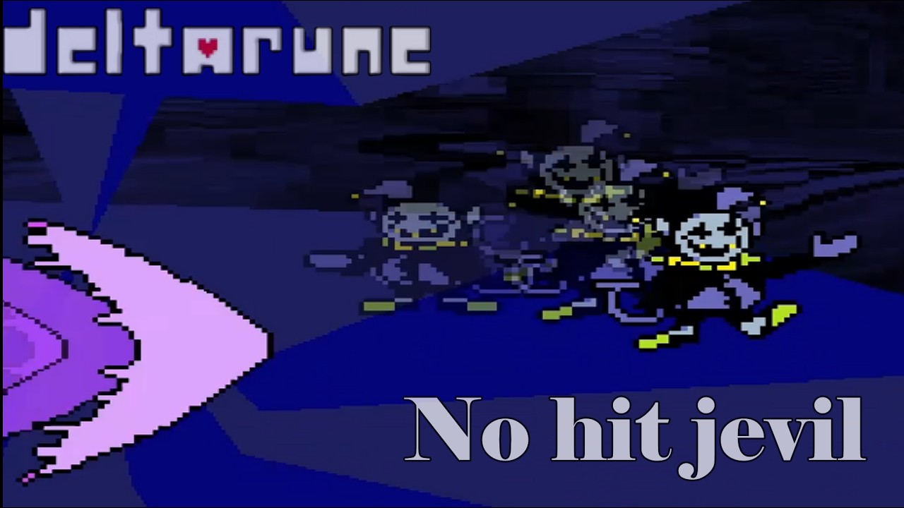No hit jevil Deltarune-peleando