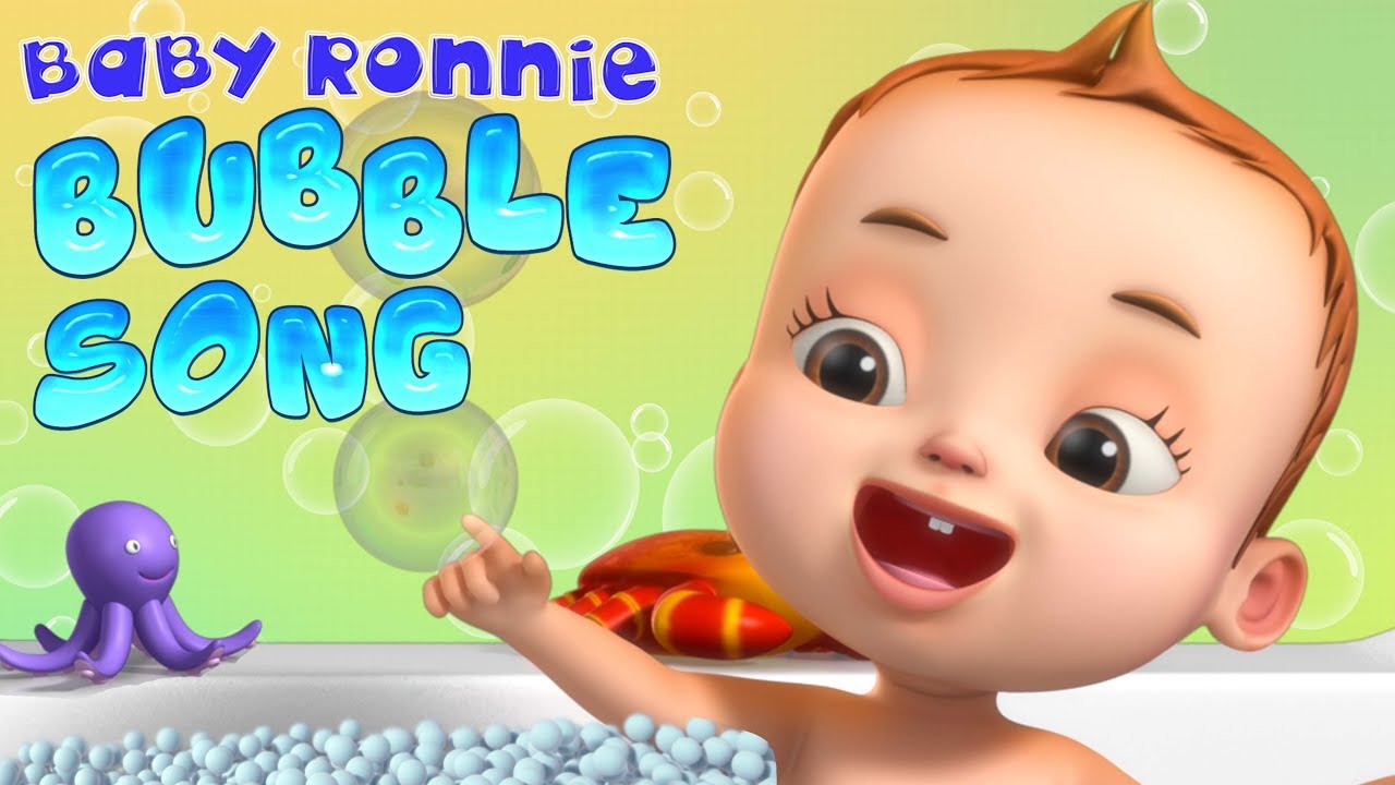 Bath Song - Bubble Song | Baby Ronnie Rhymes | Kids Learning Songs | Videos For Toddlers | 3D Rhymes