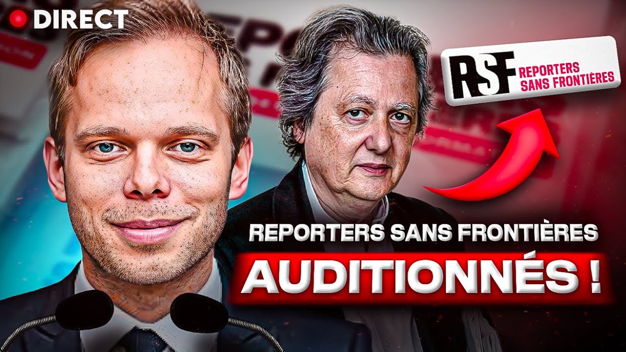 Commission d'enqûete : reporters sans frontières auditionnés par Charles Alloncle !