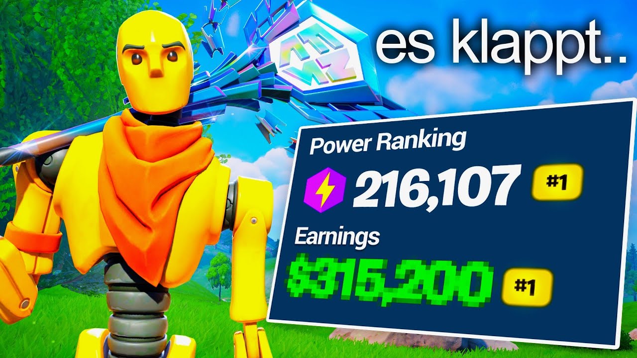 Ich wurde Pro um Solo FNCS zu Gewinnen..
