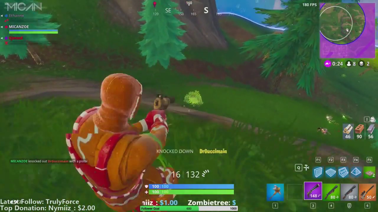 Fortnite - 1v4 Clutch against CiccioGamer89
