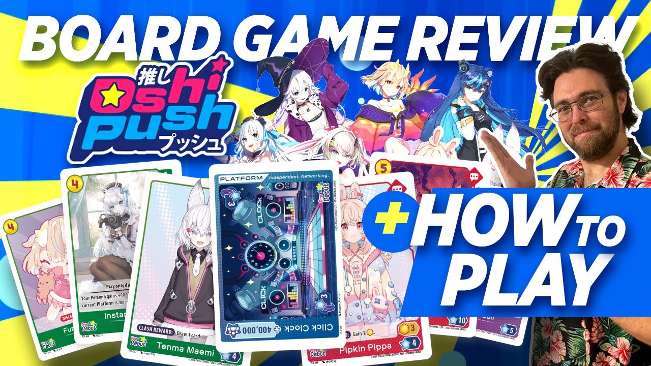 Oshi Push - TCG How to Play & Review!