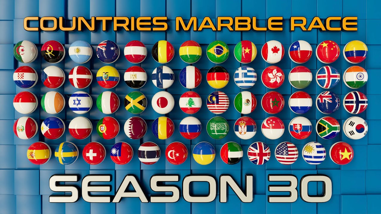 COUNTRIES MARBLE RACE 3D - SEASON 30