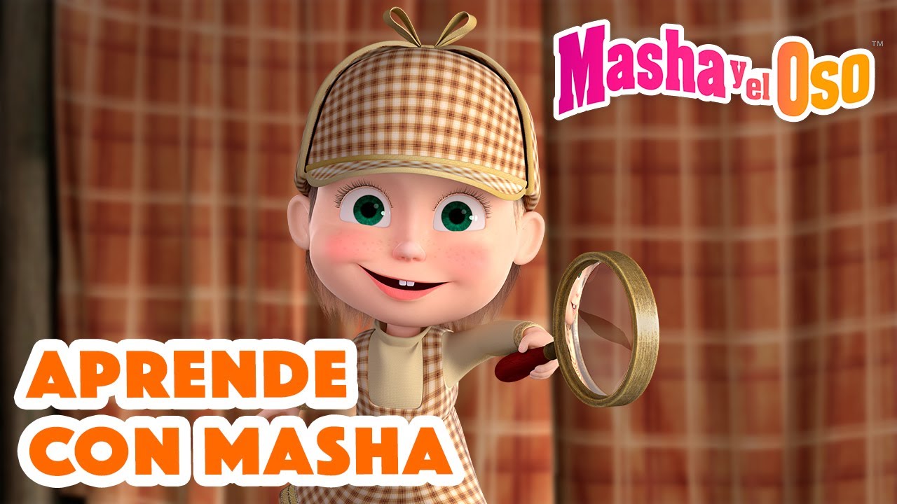 Masha y el Oso 🐻👱‍♀️ Aprende con Masha🧩Dibujos animados 😄 Masha and the Bear